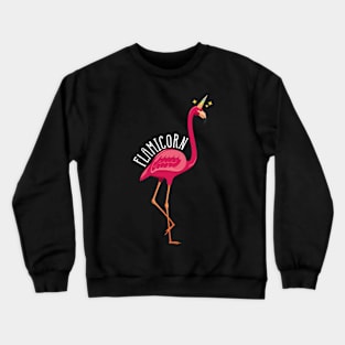 Flamicorn Flamingo And Unicorn Crewneck Sweatshirt